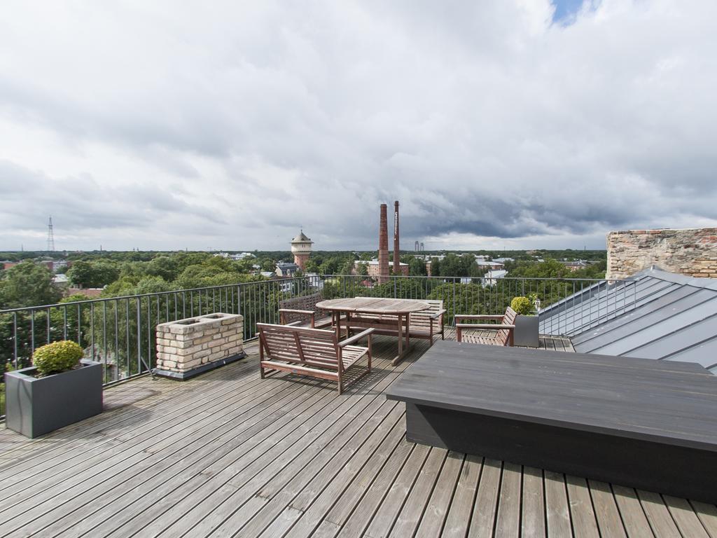 Riga Luxury Loft With Terrace Apartment Room photo
