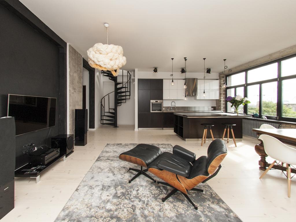 Riga Luxury Loft With Terrace Apartment Room photo